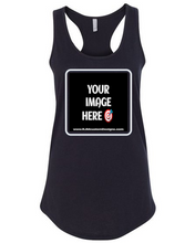 Load image into Gallery viewer, Racerback Tank Top | Customized shirts Photo &amp; Text
